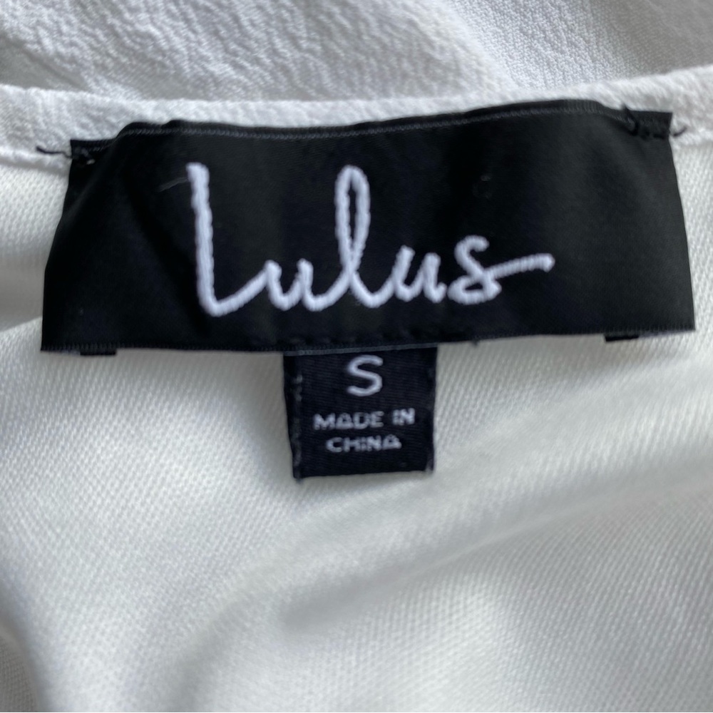 White Lulus Dress Size S - Picture 8 of 8
